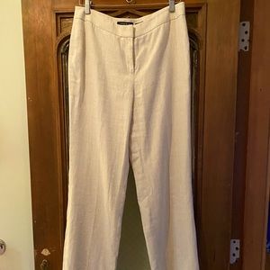 Lafayette 148 New York Wide Leg 100% Linen Pants